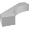 Ekena Millwork 3-in. W x 14-in. D x 14-in. H Westlake Architectural Grade PVC Knee Brace BRCP03X14X14WTL - alternate 5
